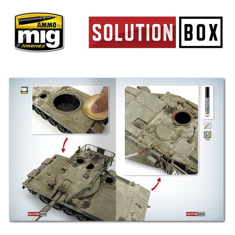 Ammo of Mig 6501 SOLUTION BOOK HOW TO PAINT IDF VEHICLES (Multilingual) – immagine 6
