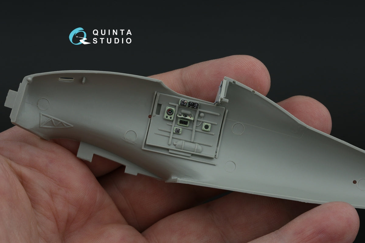 Quinta Studio QD48467 Macchi MC.200 Saetta (Late) 3D-Printed coloured Interior on decal paper (Italeri/Tamiya) 1/48 – Bild 10