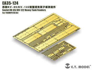 Garde-boues ET Model EA35-124 pour char lourd soviétique KV-85/KV-122, compatibles avec la maquette TRUMPETER au 1/35 – image 5
