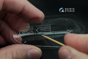 Quinta Studio QC72007 Yak-130 vacuformed clear canopy with det.cord (for Zvezda kit) 1/72 – immagine 6