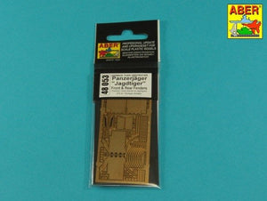 Aber 48053 Jagdtiger Sd.Kfz. 186 –przednie i tylnie błotniki / Jagdtiger Sd.Kfz. 186 –Front &amp;amp; Rear Fenders 1/48 – immagine 6
