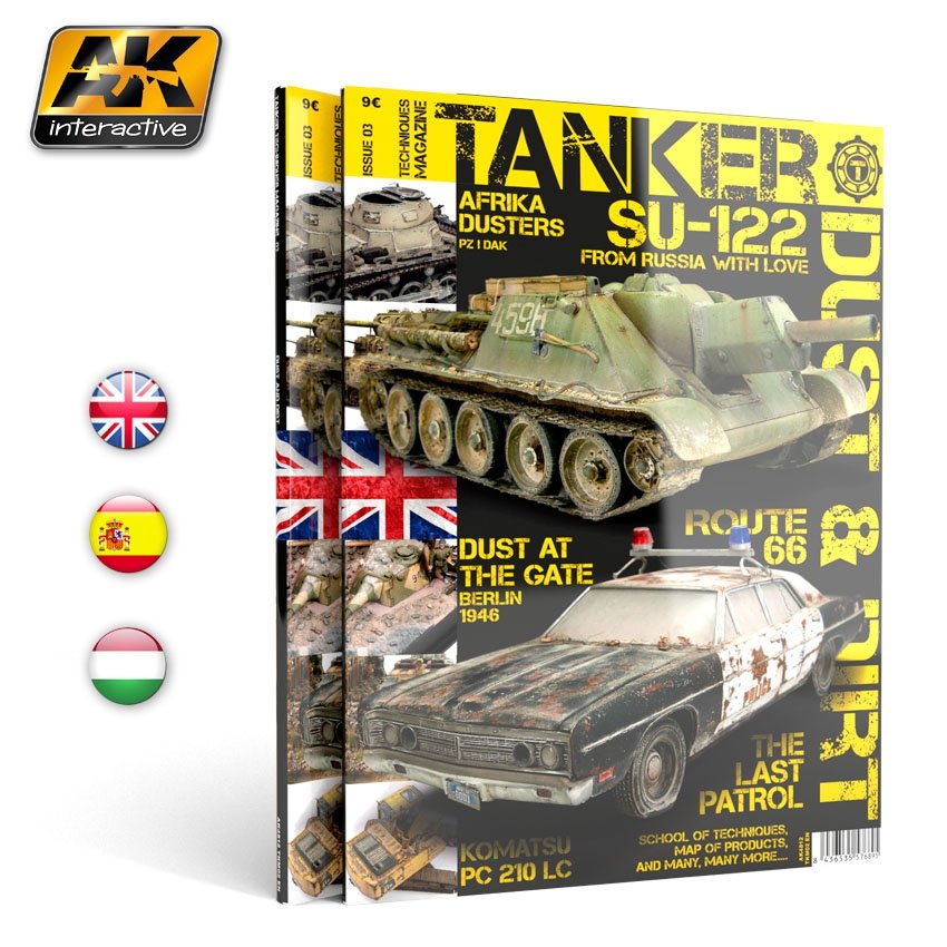 AK Interactive AK4817 TANKER 03 : POUSSIÈRE ET SALETÉ (Anglais)