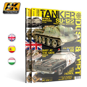 AK Interactive AK4817 TANKER 03 : POUSSIÈRE ET SALETÉ (Anglais)
