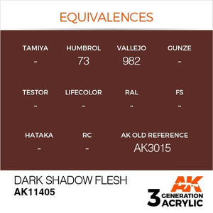 AK Interactive AK11405 Dark Shadow Flesh 17ml – imagen 3