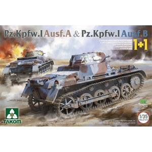 Takom 2145 Pz.Kpfw. I Ausf. A &amp;amp; Pz.Kpfw. I Ausf. B 1/35