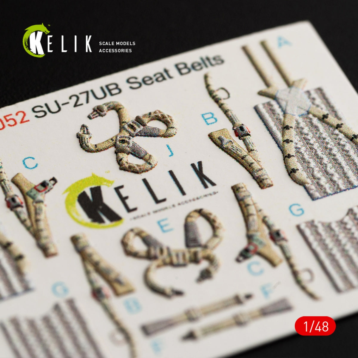 KELIK K48052 SU-27UB FLANKER INTERIOR 3D DECALS FOR GWH KIT 1/48 – zdjęcie 7