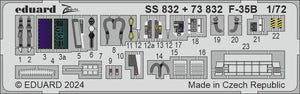 Eduard BIG72184 F-35B detail set Tamiya 1/72 – imagen 6