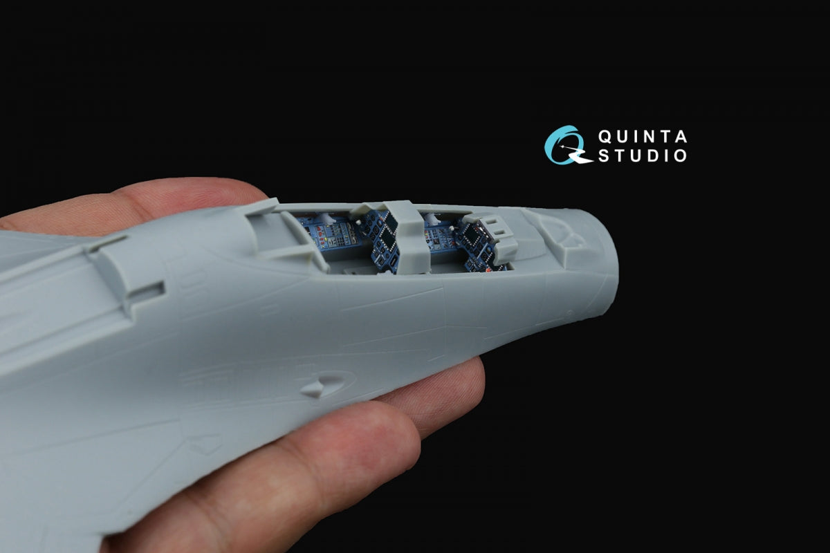 Quinta Studio QD+72177 Su-30MKK 3D-Printed &amp;amp; coloured Interior on decal paper (Trumpeter) (with 3D-printed resin part) 1/72 – immagine 12