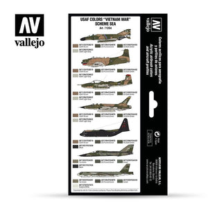 Vallejo 71204 Air War Color Series - USAF colors “Vietnam War” Scheme SEA (South East Asia) – immagine 2