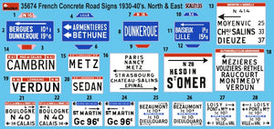 Miniart 35674 French Concrete Road Signs 1930-40’s. North &amp;amp; East 1/35 – Bild 2