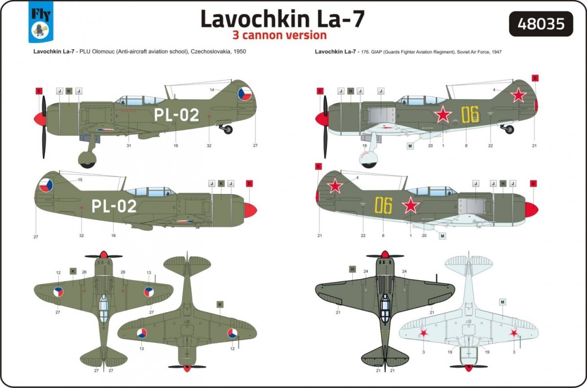 Fly 48035 Lavochkin La-7 Cannon version 1/48 – image 2