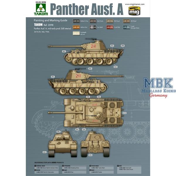Das Werk DW35010 Panther Ausf.A early / mid Version 1/35 – Bild 4