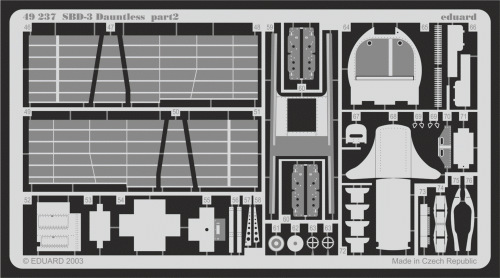 Eduard 49237 SBD-3 1/48 Hasegawa – immagine 3