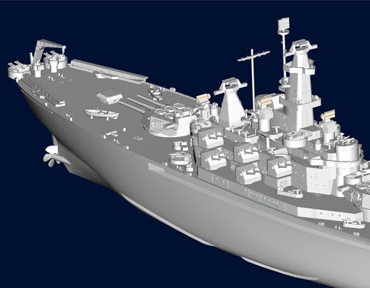 Trumpeter 05762 USS Alabama (BB-60) 1/700 – zdjęcie 7