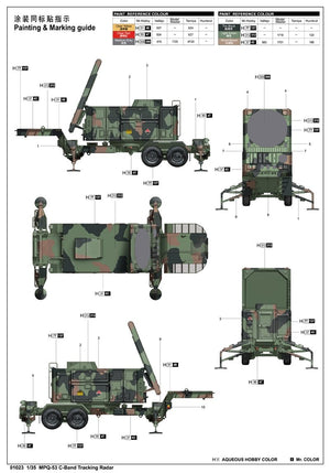Trumpeter 01023 MPQ-53 C-Band Tracking Radar 1/35 – immagine 3