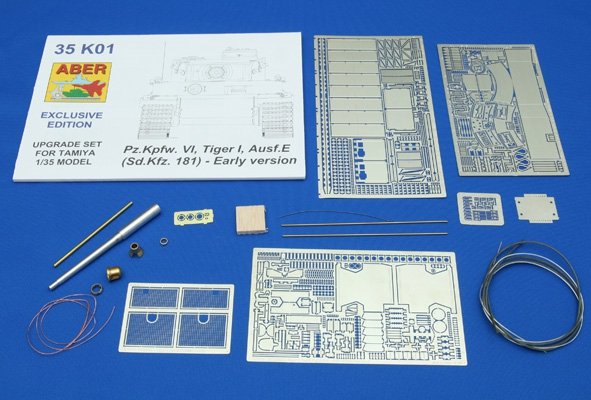 Aber 35K01 Char lourd allemand Pz. Kpfw. VI, Tigre I, Ausf. E (Sd.Kfz.181) - première version (1/35)