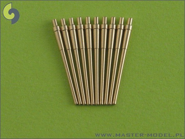 Master SM-700-008 IJN 20cm/50 (8&amp;quot;) 3rd Year Type No. 2 barrels - without blastbags (10pcs) - most IJN cruisers