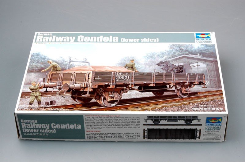 Trumpeter 01518 German Railway Gondola (Lower sides) 1/35 – imagen 2