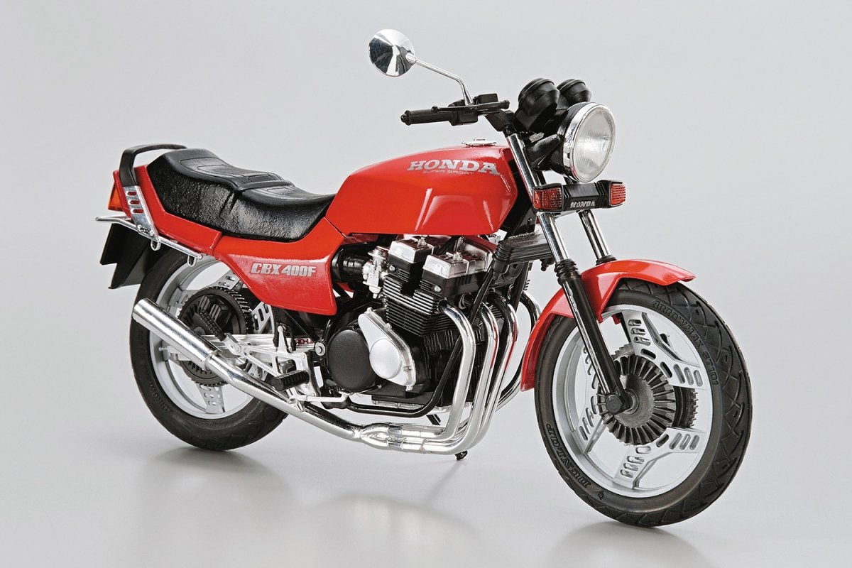 Aoshima 06232 Honda NC07 CBX400F Monza Red 1/12 – imagen 2