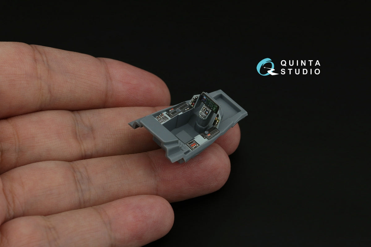 Quinta Studio QD72192 F-35C Lighting II 3D-Printed &amp;amp; coloured Interior on decal paper (Italeri) 1/72 – immagine 6
