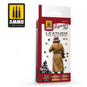 AMMO of Mig Jimenez 7036 LEATHER FIGURES SET 6x17ml – image 2