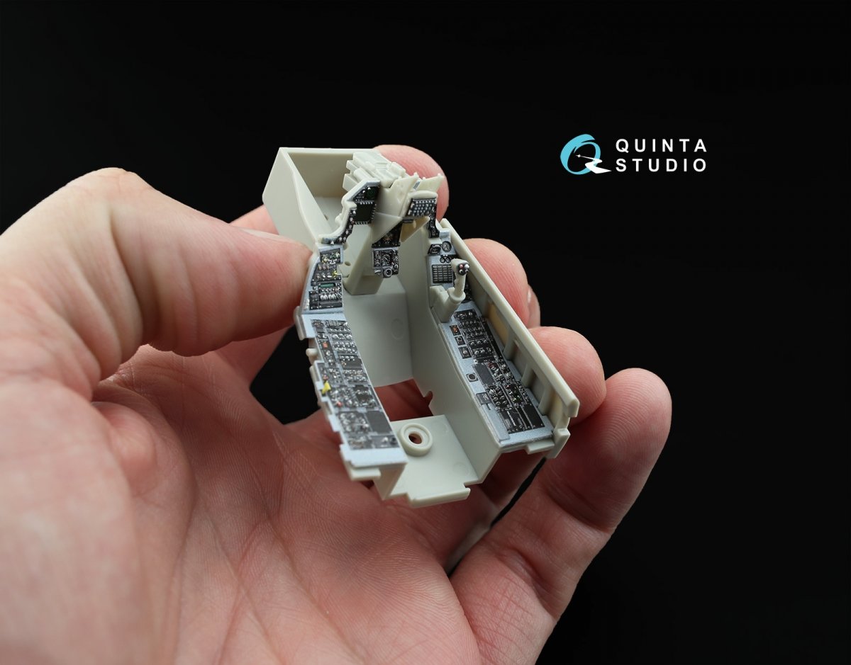 Quinta Studio QD32003 F-16C 3D-Printed &amp;amp; coloured Interior on decal paper (for Tamiya kit) 1/32 – immagine 10