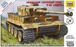 Zvezda 5002 German Heavy Tank Tiger 1/72