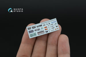 Quinta Studio QD72158 BM-30 Smerch 3D-Printed coloured Interior on decal paper (Modelcollect) 1/72 – immagine 3