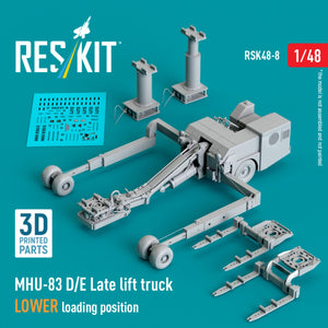 RESKIT RSK48-0008 MHU-83 D/E Late lift truck LOWER loading position (3D Printed model kit) 1/48 – Bild 3