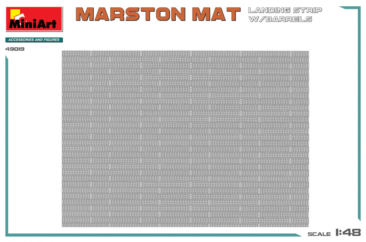 MiniArt 49019 PISTE D&amp;#39;ATTERRISSAGE MARSTON MAT avec BARILS 1/48 – image 4