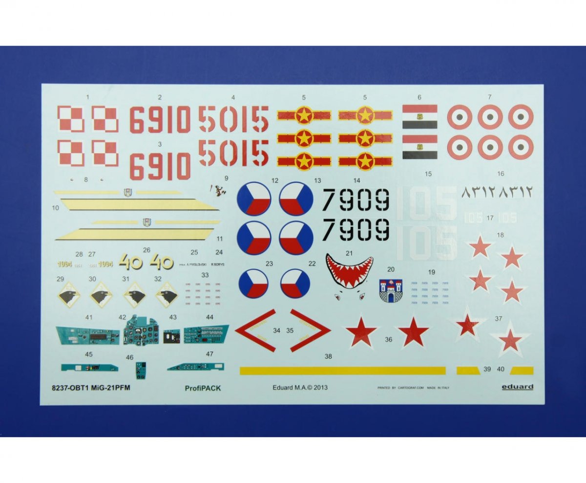 Eduard 8237 MiG-21PFM 1/48 – immagine 12