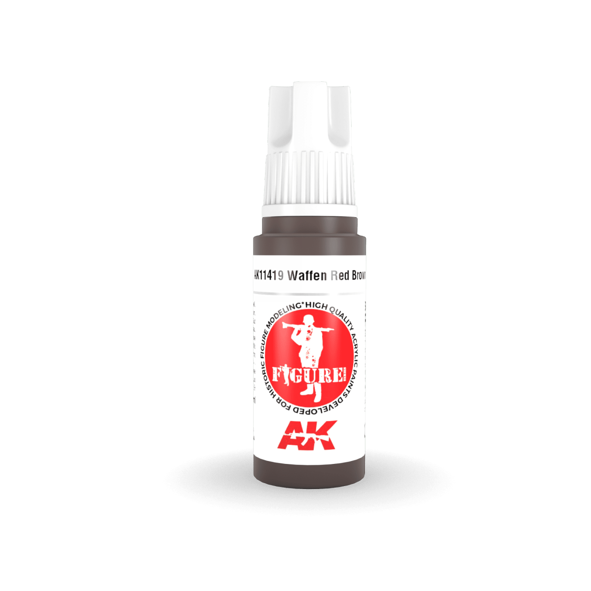 AK Interactive AK11419 Waffen Red Brown 17ml – imagen 2