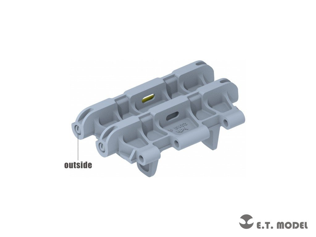 E.T. Model P35-063 WWII German Pz.Kpfw.II Ausf.L Luchs Workable Track ( 3D Printed ) 1/35 – immagine 3