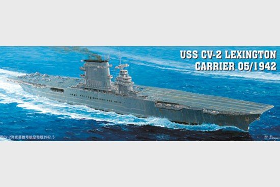 Trumpeter 05608 USS CV-2 Lexington carrier 05/1942 1/350
