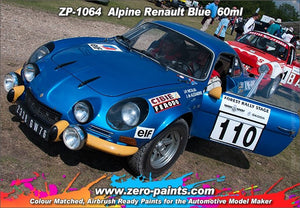 Zero Paints ZP-1064 Alpine Renault Blue Paint A110 60ml – zdjęcie 2