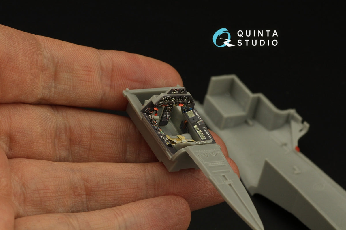 Quinta Studio QD48316 Fw 190A-4 3D-Printed &amp;amp; coloured Interior on decal paper (Hasegawa) 1/48 – zdjęcie 9