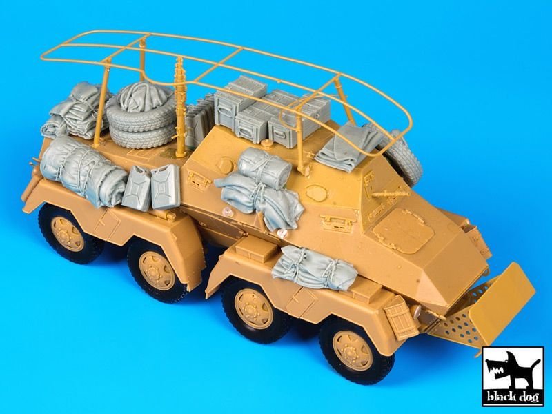 Black Dog T35104 Sd Kfz 263 accessories set 1/35 – immagine 5