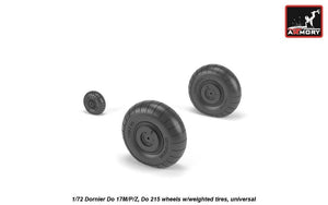 Armory Models AW72205 Dornier Do 17M/P/Z, Do 215 wheels w/weighted tires 1/72 – Bild 2