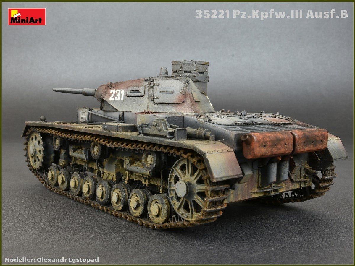 MiniArt 35221 Pz.Kpfw.III Ausf.B w/Crew 1/35 – immagine 10