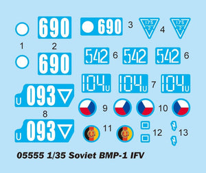 Trumpeter 05555 Soviet BMP-1 IFV 1/35 – immagine 3
