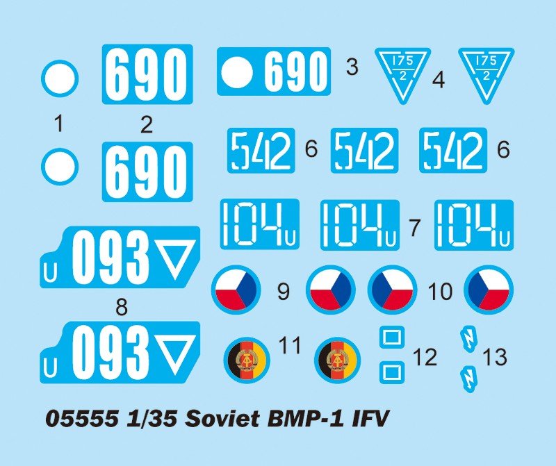 Trumpeter 05555 Soviet BMP-1 IFV 1/35 – immagine 3