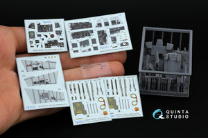 Quinta Studio QD+48495 F-4D late Phantom II 3D-Printed &amp;amp; coloured Interior on decal paper (Academy) (with 3D-printed resin parts) 1/48 – immagine 2