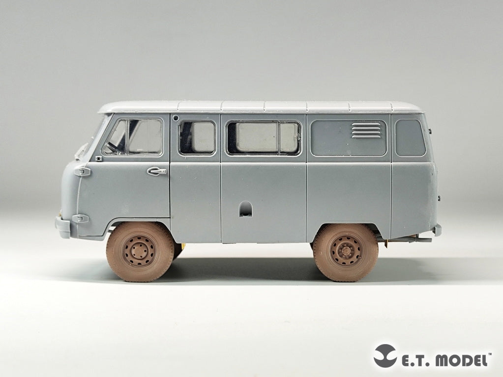ET Model P35-115 Fourgon militaire russe UAZ 3909 Roues affaissées Pour ZVEZDA 3644 1/35 – image 9