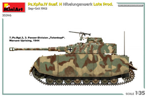 MiniArt 35346 Pz.Kpfw.IV Ausf. H Nibelungenwerk Late Prod. Sep-Oct 1943 1/35 – immagine 6