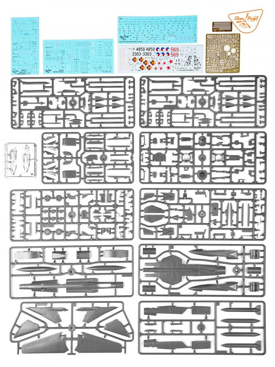 Clear Prop! CP72030 MiG-23MLA Flogger-G EXPERT KIT 1/72 – immagine 7