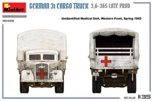 MiniArt 35459 German 3t Cargo Truck 3.5-36s Late Production 1/35 – Bild 19