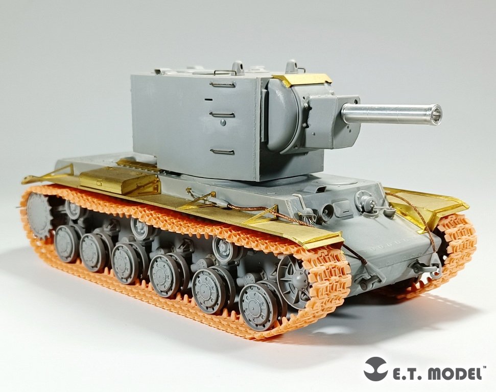 E.T. Model P35-050 Russian KV-1/2 Heavy Tank 700mm Early version Workable Track ( 3D Printed ) 1/35 – zdjęcie 6