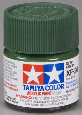 Tamiya XF26 Deep Green (81726) Acrylic paint 10ml – zdjęcie 2