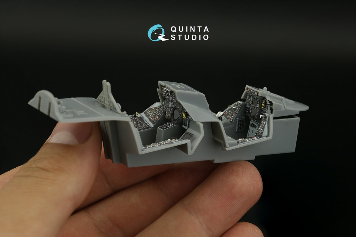 Intérieur imprimé en 3D et coloré sur papier décalcomanie Quinta Studio QDS-48395 F-14A (Hobby Boss) (Petite version) 1/48 – image 12