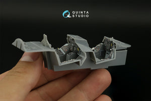 Intérieur imprimé en 3D et coloré sur papier décalcomanie Quinta Studio QDS-48395 F-14A (Hobby Boss) (Petite version) 1/48 – image 12